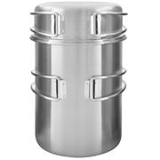 Tatonka Pot Set 4008.000 set di pentole da campeggio, 1,5L