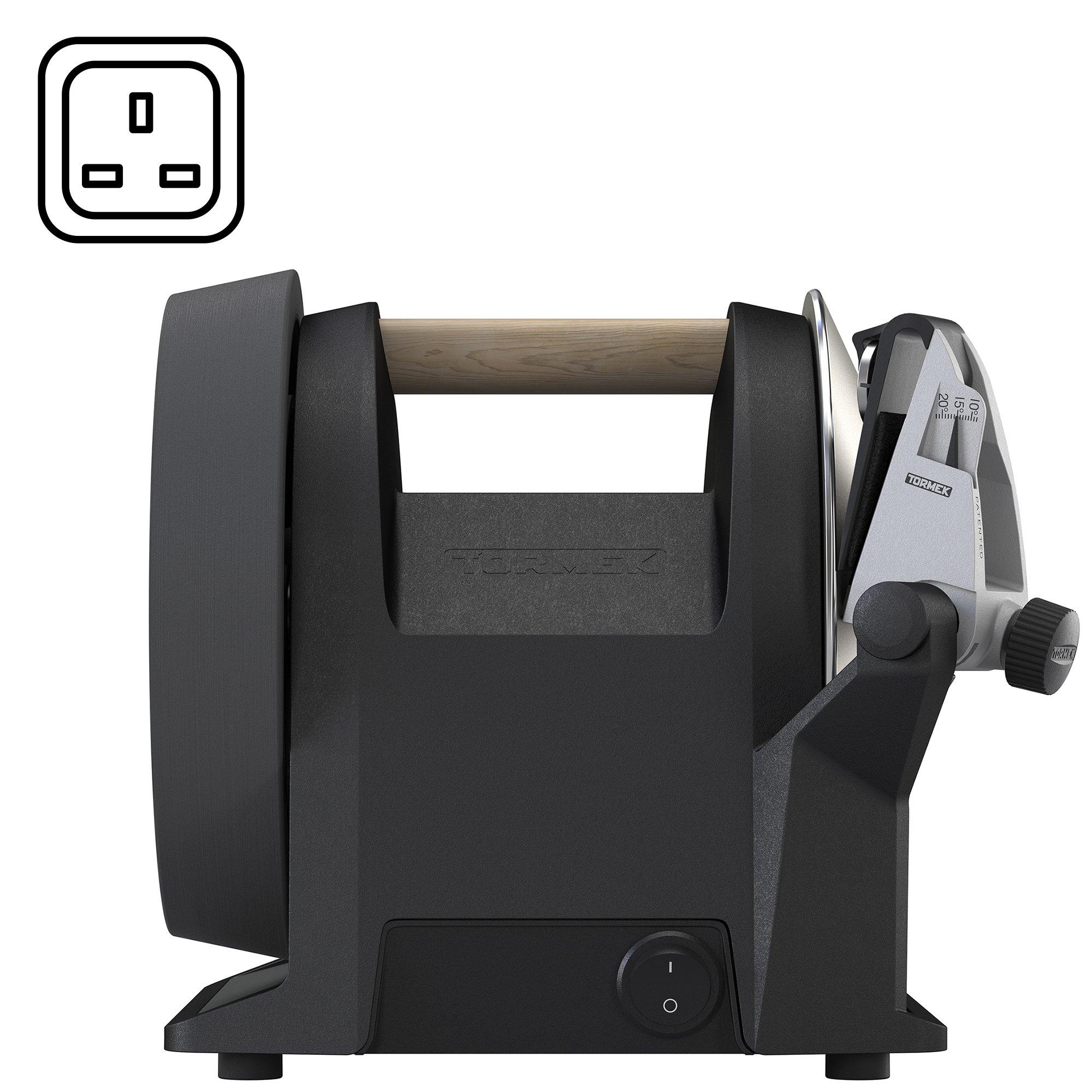 Tormek T-1 Kitchen Knife Sharpener, Carbon Black, Type G UK plug