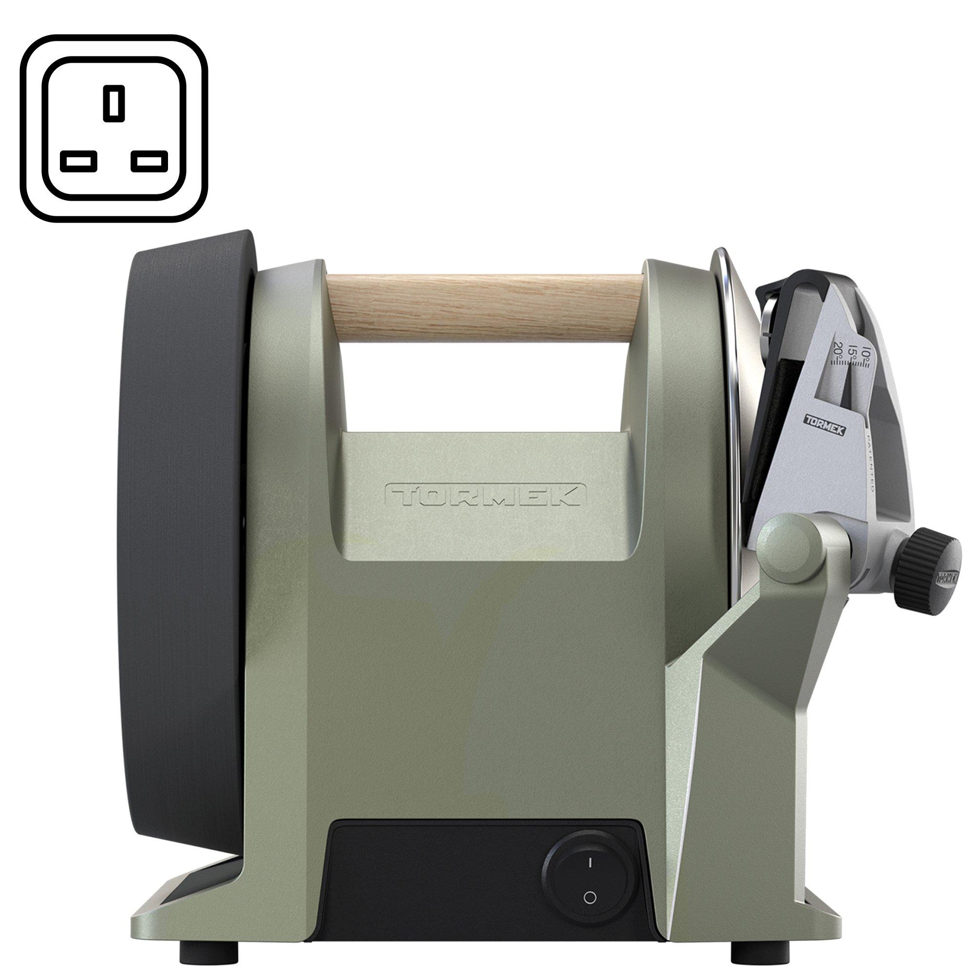 Tormek T-1 Kitchen Knife Sharpener, Ash Green, Type G UK plug
