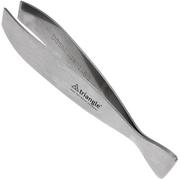 Triangle fishbone tweezers sloped edges 13cm, 50.485.13.02