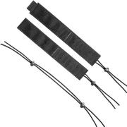 Tasmanian Tiger Modular Collector Strap Set VL, black, set strips with elastic cord