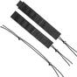 Image for Tasmanian Tiger Modular Collector Strap Set VL, black, set strips with elastic cord