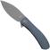 Afbeelding voor Trollsky Knives Mandu XL MT001-XL Dark Bead Blast D2, Grey G10 zakmes