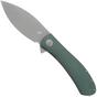 Obraz dla Nóż składany Trollsky Knives Mandu XL MT007-XL Dark Bead Blast D2, Green G10