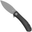 Afbeelding voor Trollsky Knives Mandu XL MT008-XL Dark Bead Blast D2, Black Micarta zakmes