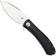 Image pour Trollsky Knives Mandu XL MT014-XL Satin D2, Black G10 couteau de poche
