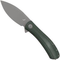 Immagine per Trollsky Knives Mandu XL MT017-XL Dark Bead Blast D2, Green Micarta coltello da tasca