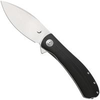 Afbeelding voor Trollsky Knives Mandu XL MT023-XL, Satin 14C28N, Black G10 zakmes