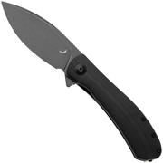 Afbeelding voor Trollsky Knives Mandu XL MT035-XL Black Stonewashed PVD 14C28N, Black G10, zakmes