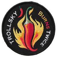 Immagine per Trollsky Knives Burns Twice Chili Pepper Patch MTA001 patch