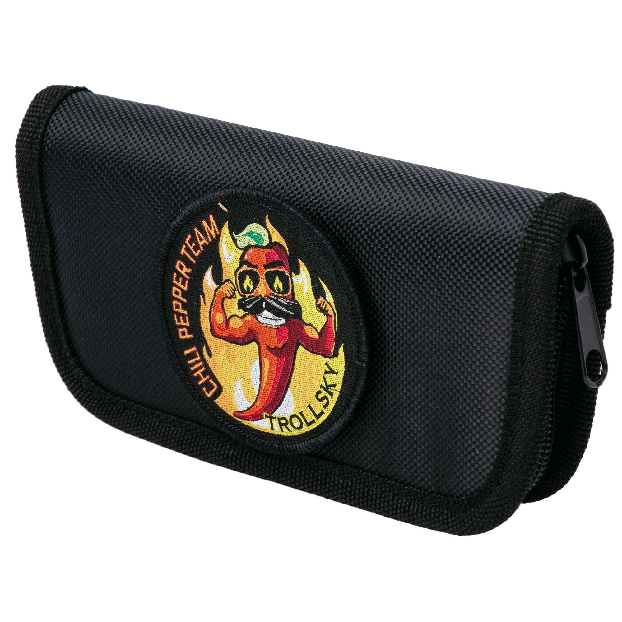 Trollsky Knives MTA011 Chili Pepper Team, Nylon zakmes pouch