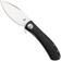 Afbeelding voor Trollsky Knives Mandu Evo MTE002 Satin 14C28N, Black G10, zakmes, Michael Trollsky design