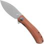 Afbeelding voor Trollsky Knives Mandu Evo MTE006 Stonewashed 14C28N, Brown Micarta, zakmes, Michael Trollsky design
