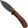 Afbeelding voor Trollsky Knives Mandu EVO MTE012 Blackwashed 14C28N, Orange Turtle G10, zakmes, Michael Trollsky design