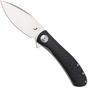 Afbeelding voor Trollsky Knives Mandu Evo MTE013 Satin MagnaCut, Black CarbonTex G10, zakmes, Michael Trollsky design