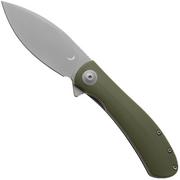 Afbeelding voor Trollsky Knives Mandu EVO MTE016 Dark Bead Blast 14C28N, OD Green G10, zakmes