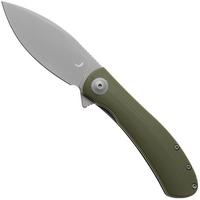 Afbeelding voor Trollsky Knives Mandu EVO MTE016 Dark Bead Blast 14C28N, OD Green G10, zakmes