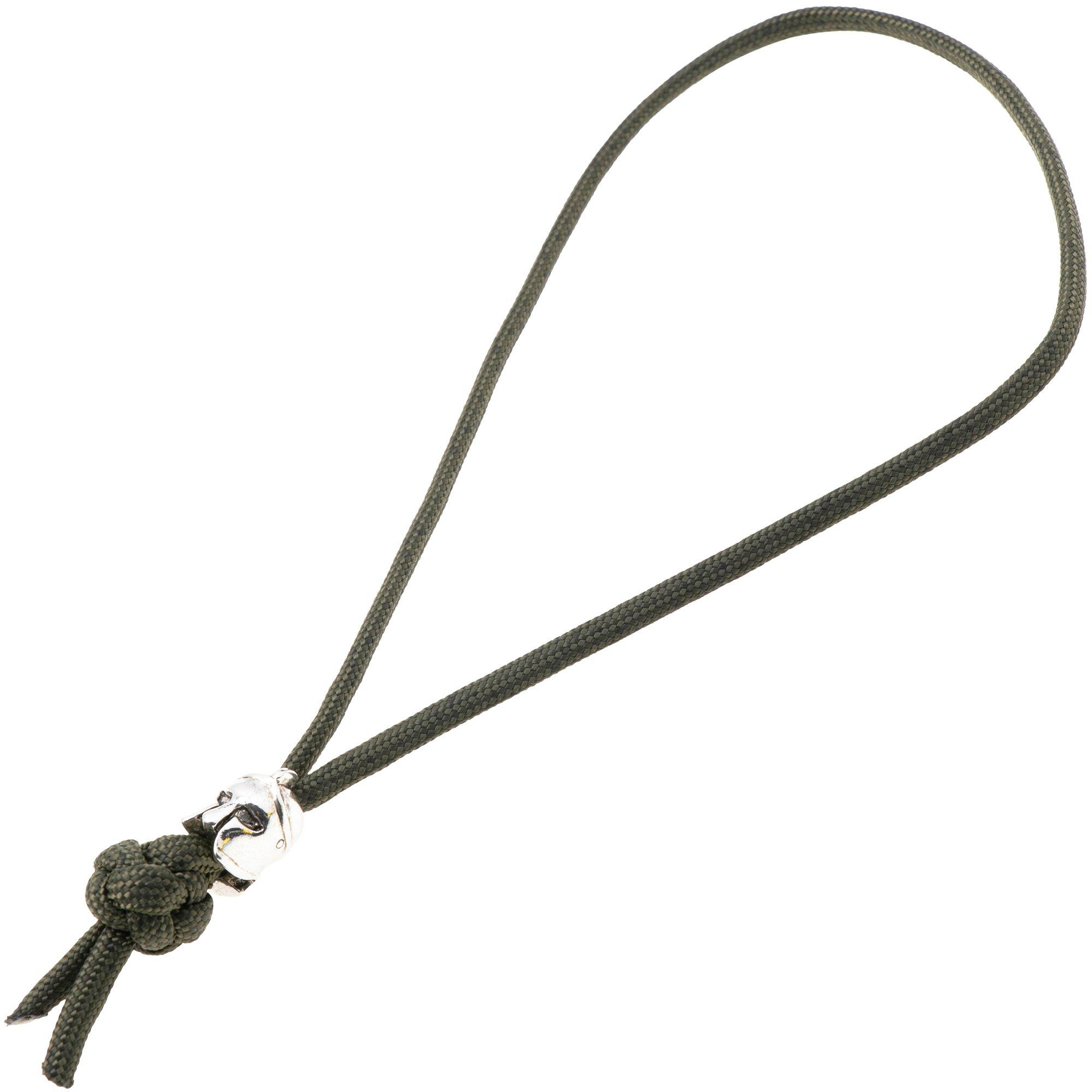 Paracord z koralikiem Spartan Blades Spartan Helmet Bead Green Paracord
