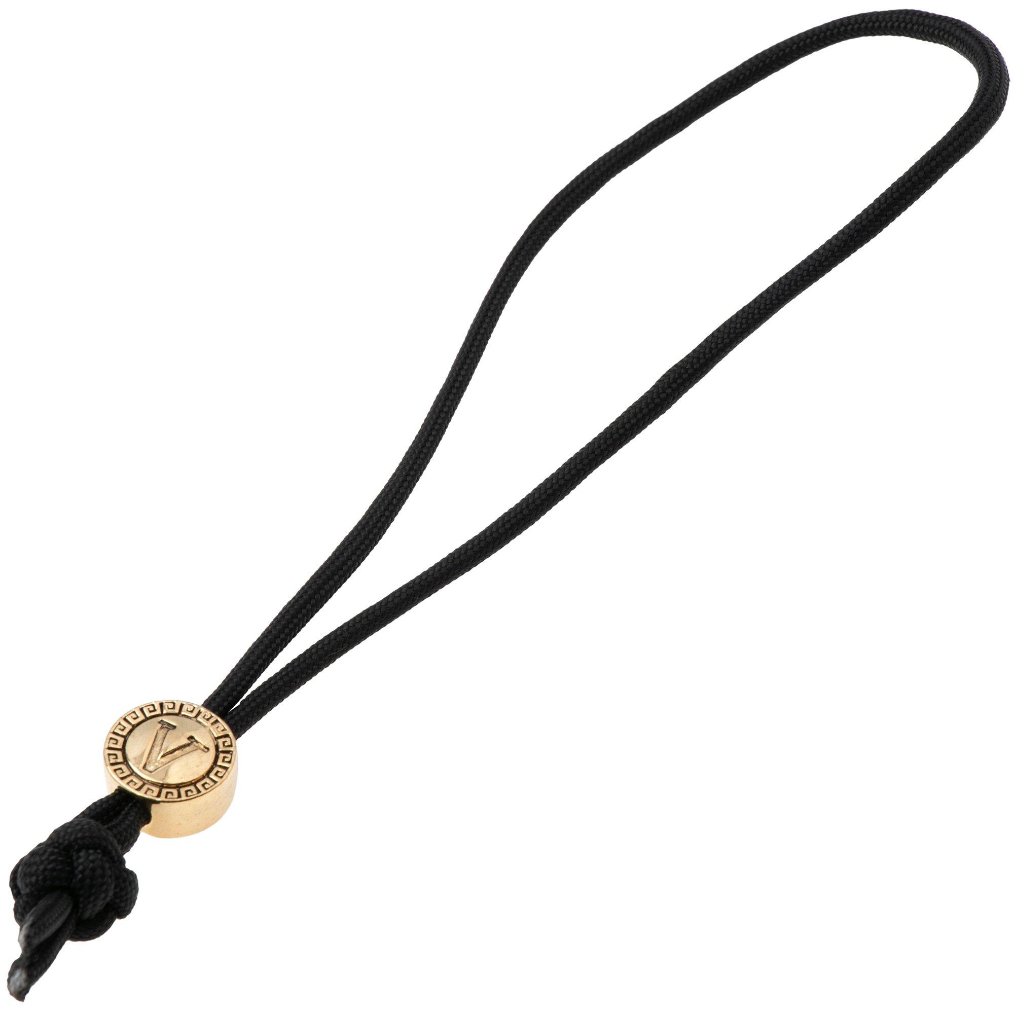 Spartan Blades Shield Bead Black Paracord