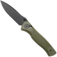 Afbeelding voor Spartan Blades Eleos SFBL15BKGR, Black PVD 154CM, OD Green GFN zakmes, Curtis Iovito design