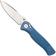 Afbeelding voor Spartan Blades Eleos SFBL15SWBL, Stonewashed 154CM, Blue GFN zakmes, Curtis Iovito design