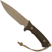 Spartan Harsey Difensa SB19DEGRNLTN Flat Dark Earth, Green Micarta, funda Molle-Coyote, cuchillo de supervivencia