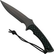 Spartan Blades Ares SB1BKBKKYBK Black/Black/Black Sheath cuchillo de supervivencia
