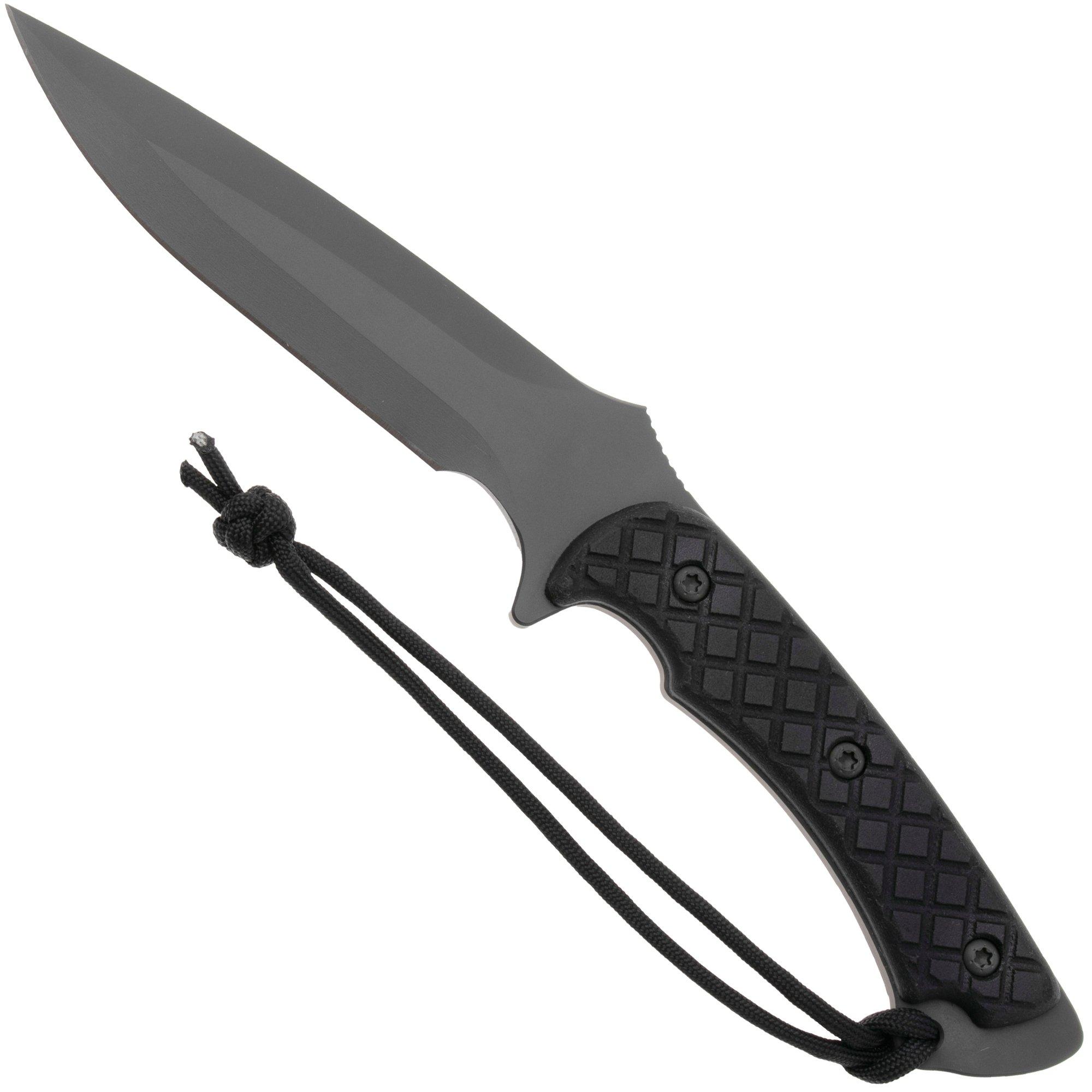 Spartan Blades Ares SB1BKBKKYBK Black/Black/Black Sheath Survivalmesser