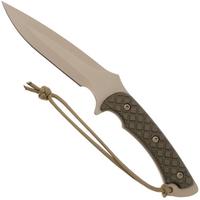 Immagine per Spartan Blades Ares SB1DEGRKYTN Flat Dark Earth, Green Micarta, coltello da sopravvivenza, fodero in kydex