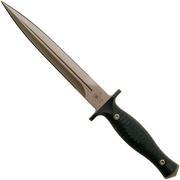 Spartan Blades George V14 Dagger Flat Dark Earth Blade, Black Handle, pugnale