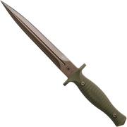 Spartan Blades George V14 Dagger FDE Stahl, olivenfarbener Griff, Dolch