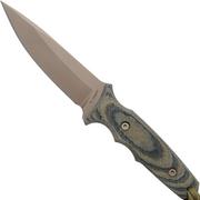 Spartan Blades Harsey TT Tactical Trout, FDE/CAMO w/Kydex TAN, feststehendes Messer