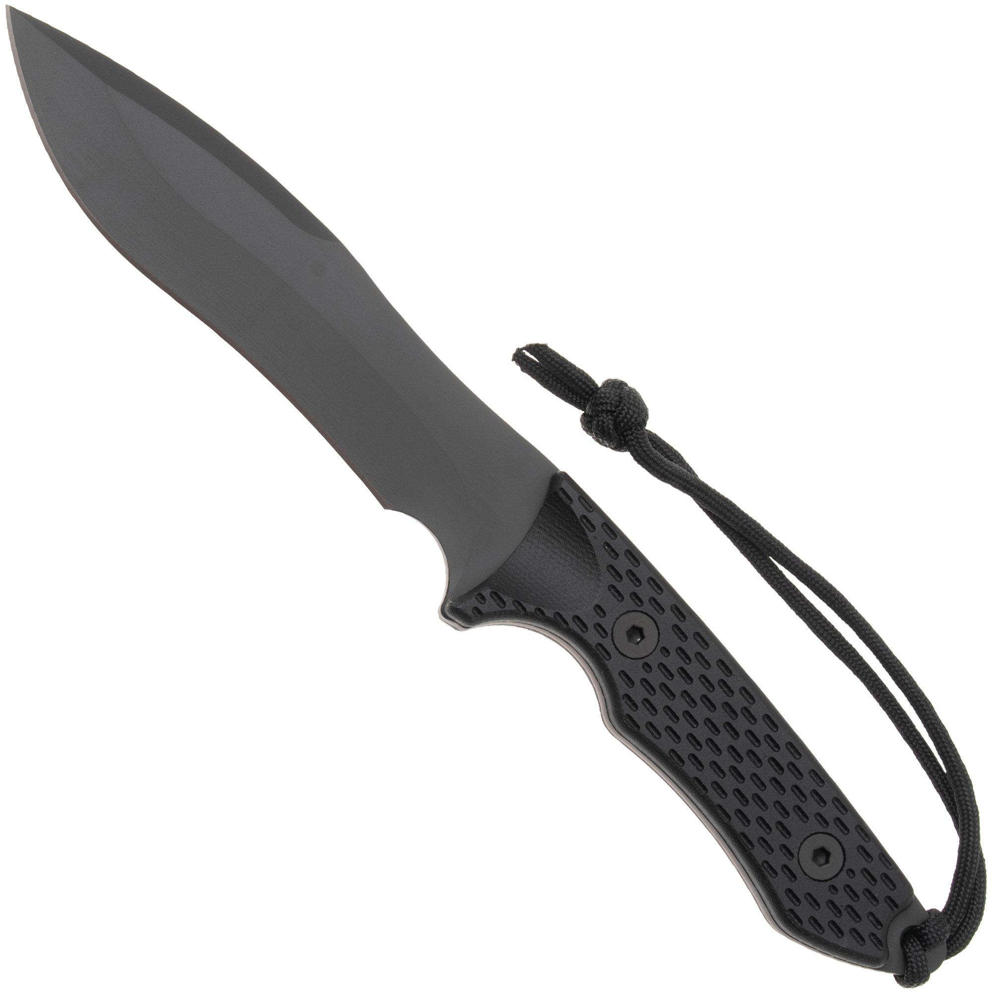 Spartan Blades Ronin Shinto SB47BKBKKYBK Black, Black Micarta, Survival Messer, Kydex Scheide