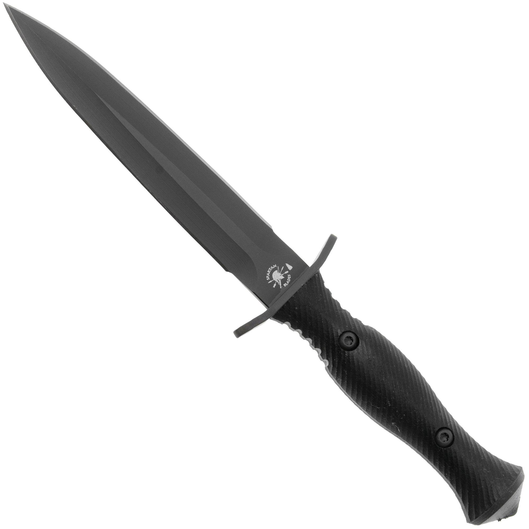 Sztylet Spartan Blades Harsey Dagger SB49BKBKKYBK Black, Black Micarta, pochwa kydex