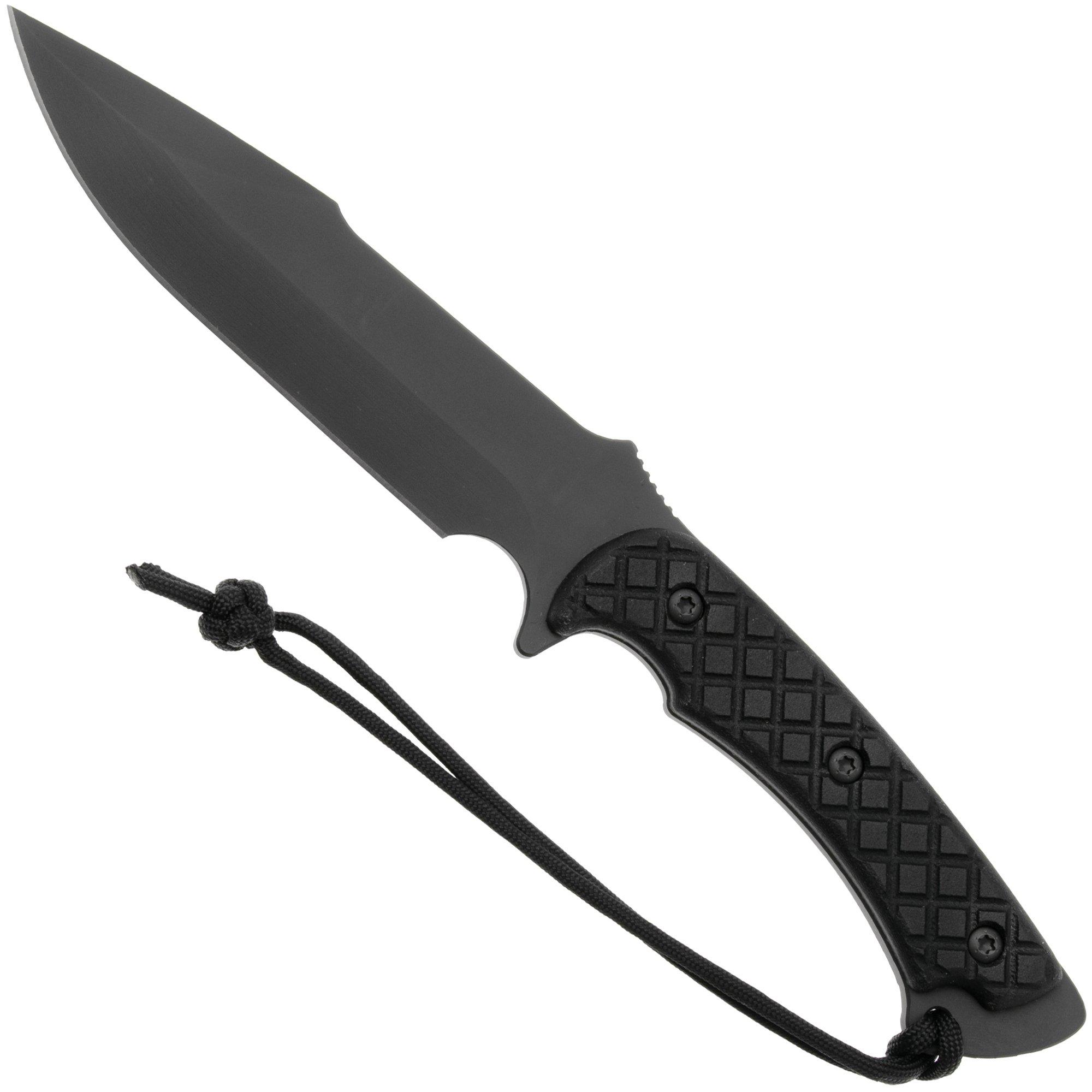 Spartan Blades Horkos SB4BKBKNLBK Black, Black Micarta, Survival Messer, MOLLE Scheide