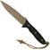 Afbeelding voor Spartan Blades Moros SB53DEBKNLBK Flat Dark Earth, Black Micarta, Molle-Black Sheath, survivalmes