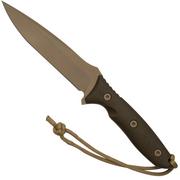 Spartan Blades Moros SB53DEGRNLTN Flat Dark Earth, Green Micarta, Molle-Coyote Sheath, survivalmes