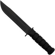 Spartan KA-BAR SB54 CPM MagnaCut, Black, Black Kydex Sheath, vaststaand mes