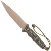 Bild für Spartan Blades Harsey Clandestina SB57DECMKYTN Flat Dark Earth, Camo Micarta, Survival Messer, Kydex Scheide