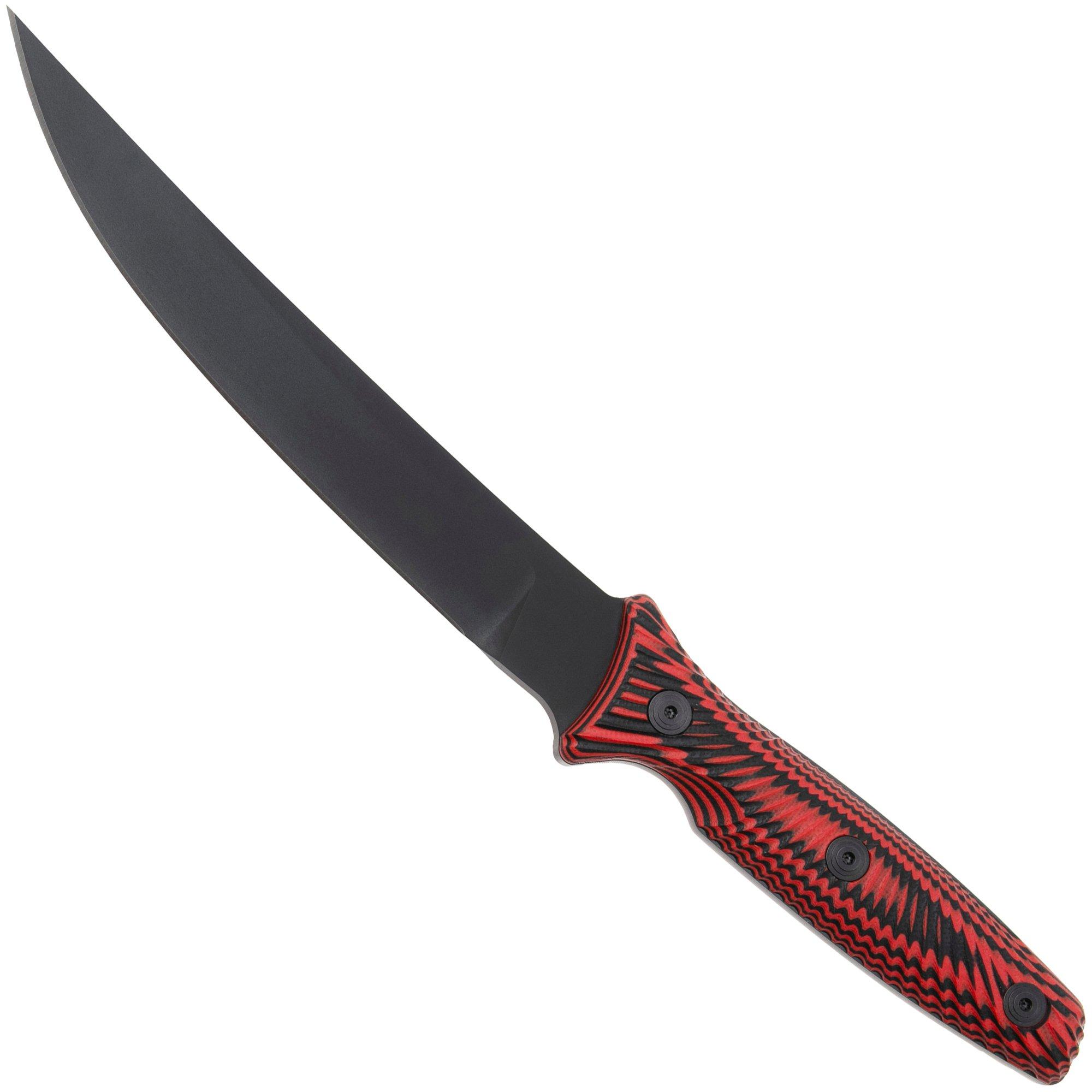 Nóż taktyczny Spartan Blades Spartan-Ronin Torii, Black Red G10, PVD D2