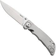 Spartan Harsey Folder 3.25 SF10C-BL-PVD-FR, Stonewashed CPM MagnaCut, Grey Titanium zakmes