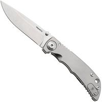 Image for Spartan Harsey Folder 3.25 SF10C-BL-PVD-FR, Stonewashed CPM MagnaCut, Grey Titanium pocket knife