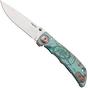 Imagen para Spartan Harsey Folder 3.25 SF10C-COMPASS, Stonewashed CPM MagnaCut, Compass Green/Bronze Anodized Titanium, navaja