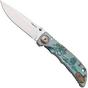 Obraz dla Nóż składany Spartan Harsey Folder 3.25 SF10C-KRAKEN, Stonewashed CPM MagnaCut, Kraken Green/Bronze/Gold Anodized Titanium