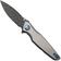 Afbeelding voor Spartan Blades Pandia SF16DMBL Chad Nichols Damascus, Titanium, Blue Hardware, zakmes