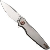 Afbeelding voor Spartan Blades Pandia SF16SWBZ Stonewashed CPM MagnaCut, Titanium, Bronze Hardware, zakmes