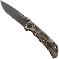 Afbeelding voor Spartan Blades Harsey Folder SF5AZTC 2026 Special Edition Aztec, Black PVD Magnacut, Titanium, zakmes