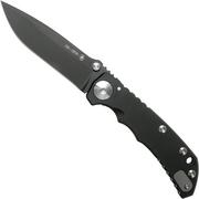 Spartan Blades Harsey Folder, Black PVD, Silver hardware SF5BK-SHW pocket knife