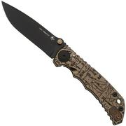 Spartan Blades Harsey Folder SF5DIVINCI Divinci's Vitruvian Man 2023 Special Edition, coltello da tasca, Bill Harsey design