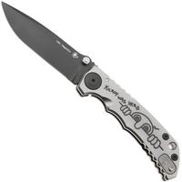 Immagine per Spartan Blades Harsey Folder Kilroy USSF5KILR, PVD MagnaCut, Silver Titanium, Black Hardware coltello da tasca